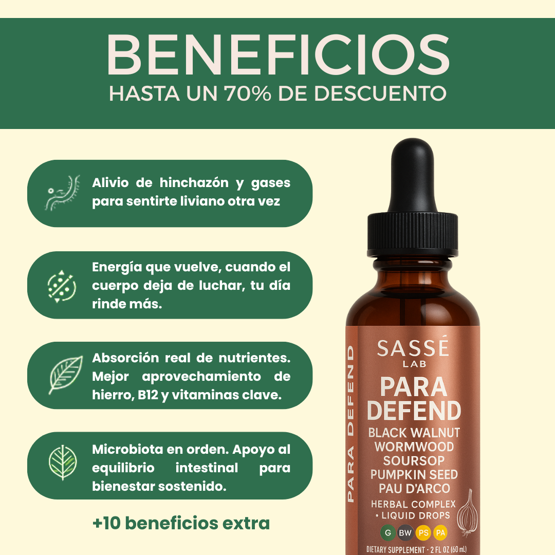 Antiparasitario con Productos 100% Naturales